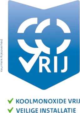 Keurmerk CO-vrij: koolmonoxide vrij, veilige installatie